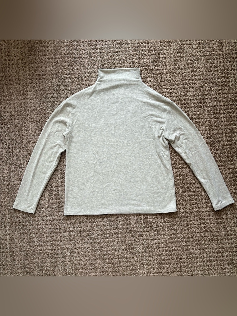 Aritzia Heather Oatmeal Long Sleeve S